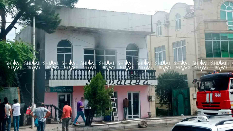 Xaçmaz: “Simpatiya”da yanğın olub - VİDEO