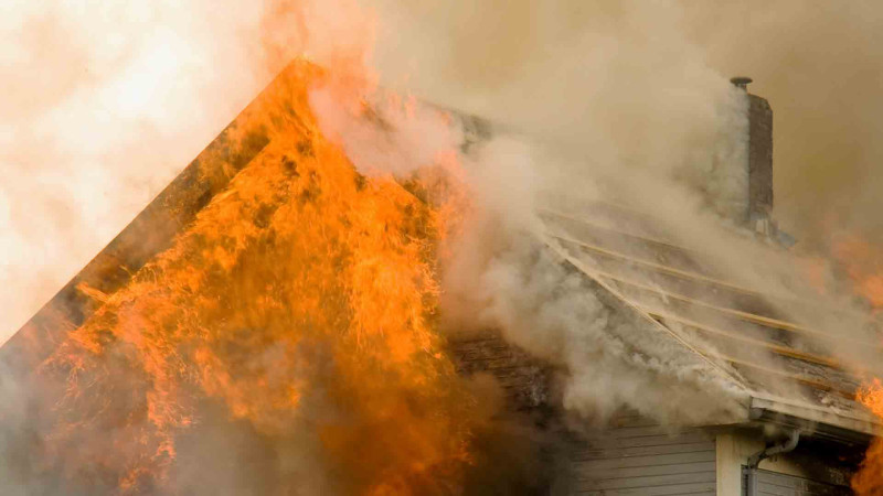 Xaçmaz: Ortaobada yanğın qeydə alınıb