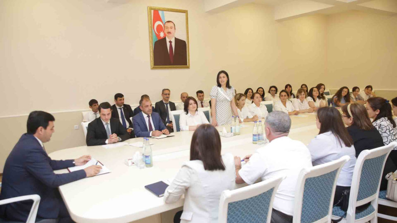 Xaçmaz RİH: Müəllimlərlə görüş keçirilib