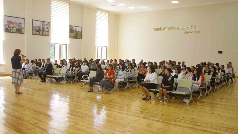 Quba: Məktəblilər Qarabağ Universitetinə qəbul qaydaları ilə bağlı maarifləndiriliblər
