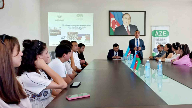 Qusar: İlk dəfə səs verən gənclərlə görüş ke