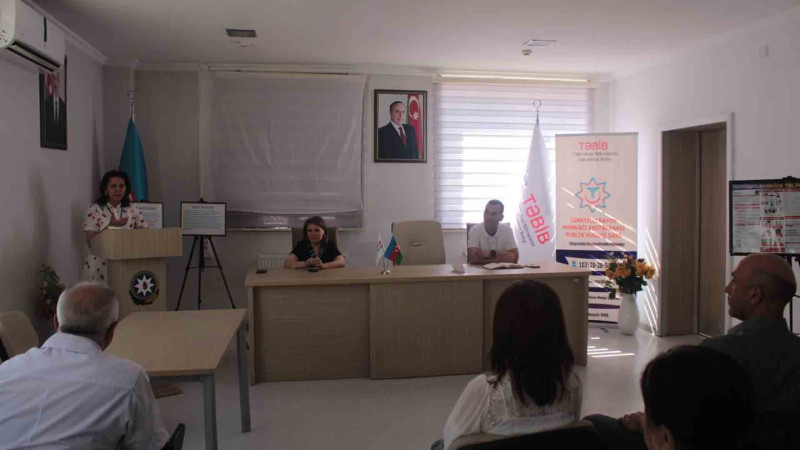 İsmayıllı: FHN əməkdaşları tibbi heyət üçün təlim keçiriblər