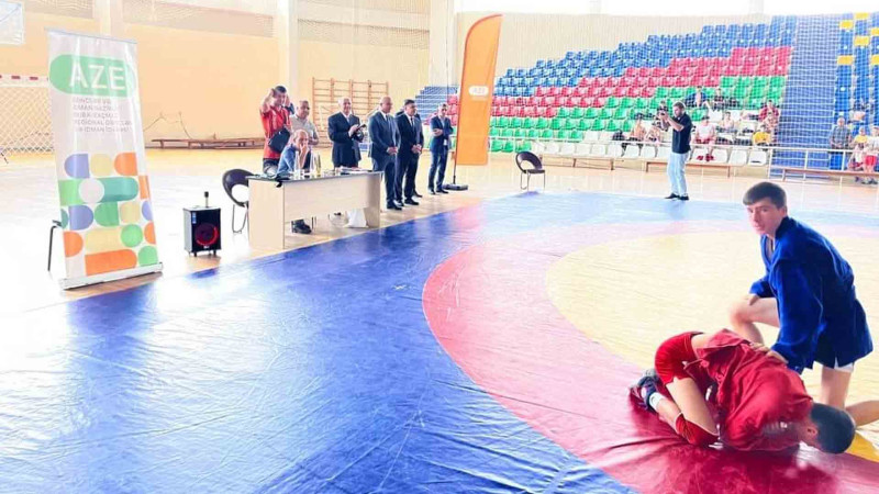 Qusar: 70 nəfərdən çox idmançı ilə sambo turniri keçirilib