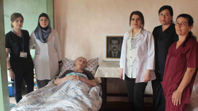 İsmayıllı: Milli Qəhrəman Ərəstun Mahmudovun anası müayinə olund