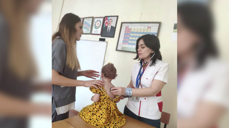 İsmayıllı: Cülyanda uşaqlar peyvəndləniblər