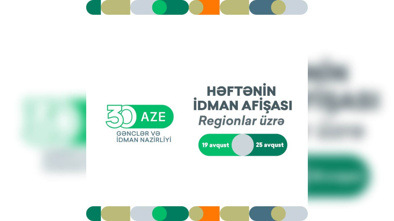 Şimal: Cari həfətnin idman tədbirlərinin cədvəlini təqdim edirik