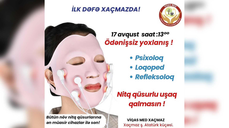 “Viqas MED” Xaçmazda ödənişsiz qəbul keçirəcək
