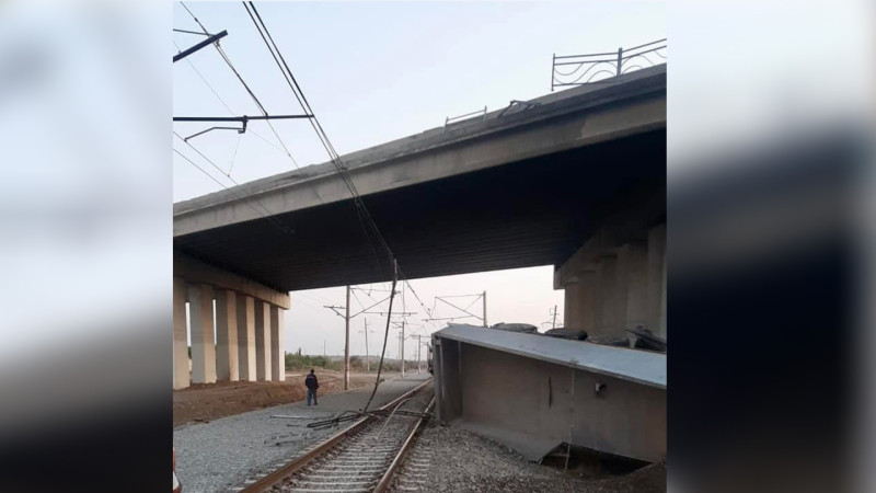 Siyəzəndən keçən qatar xətti təmir edildi