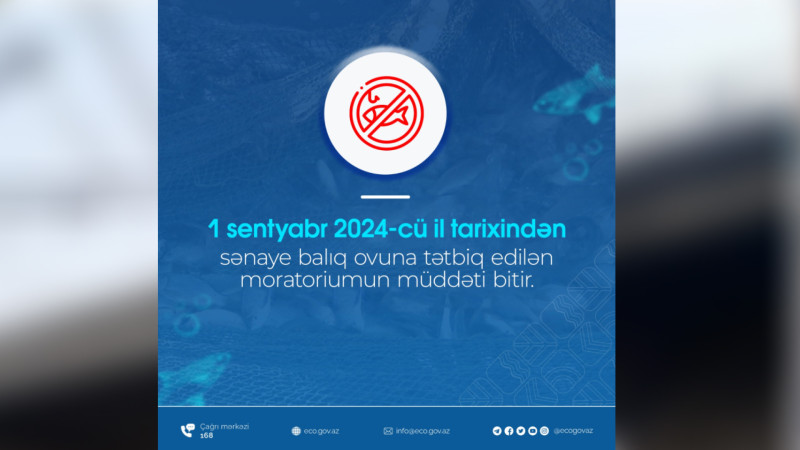 Sənaye balıq ovuna tətbiq edilən qadağa bitir