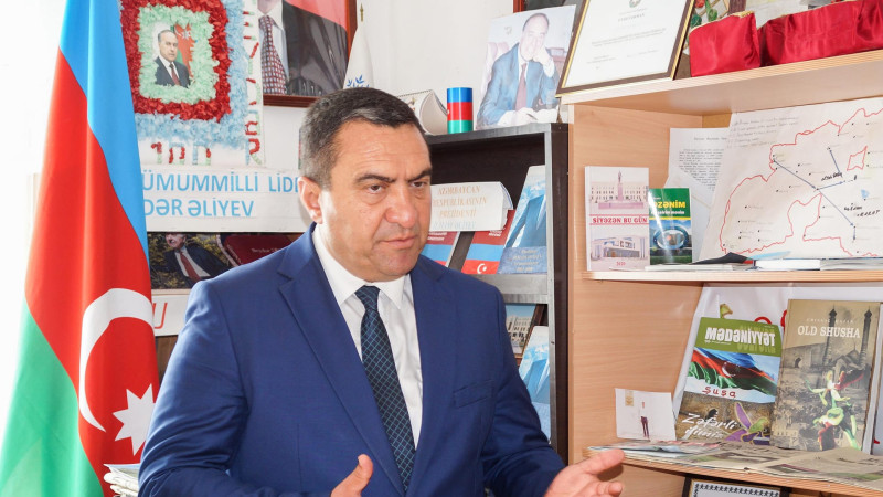 Deputatlığa namizəd Müşfiq Məmmədli Siyəzəndə seçicilərlə görüşüb