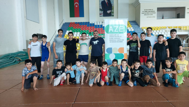 Qusarda güləş idman növünün təbliğatı aparılır