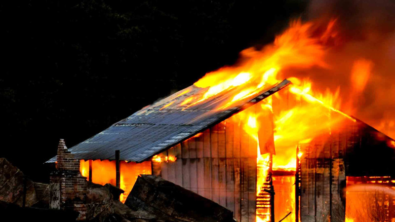 FHN: İsmayıllıda yanğın baş verib