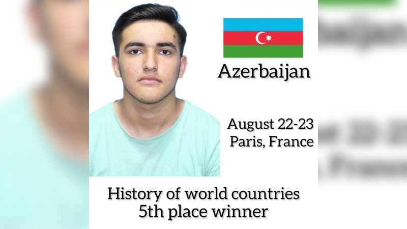 Şagirdimiz Fransada ölkəmizi uğurla təmsil edib