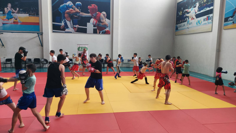 Qusarda gənclər üçün boks dərsləri keçirilib