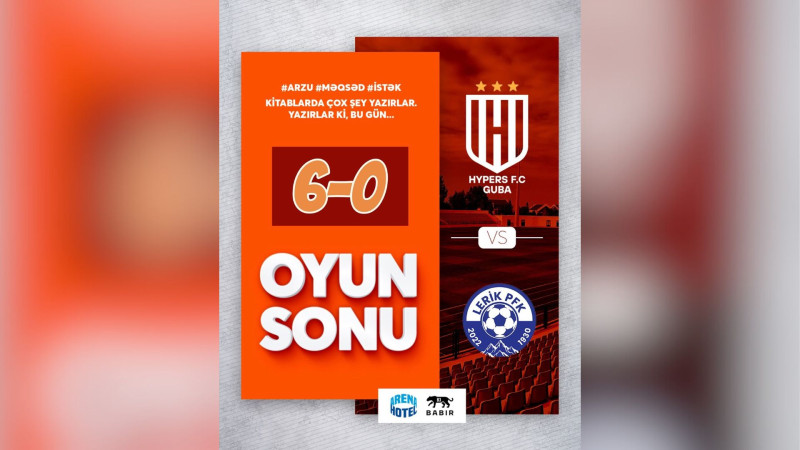 Hypers Gubadan möhtəşəm qələbə