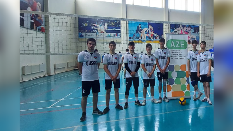 Qusarda voleybol idman növü kimi inkişaf etdirilir