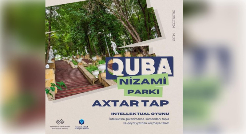 Quba şəhərində gənclər üçün intellektual oyun təşkil ediləcək
