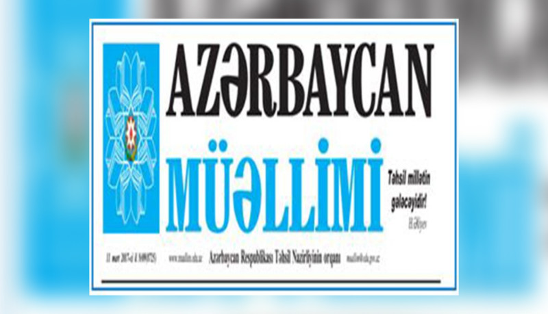 “Azərbaycan müəllimi” qəzeti  regional təmsilçi axtarır