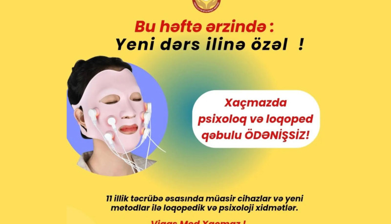 Psixoloji və nitq inkişaf mərkəzi ödənişsiz qəbul keçirəcək