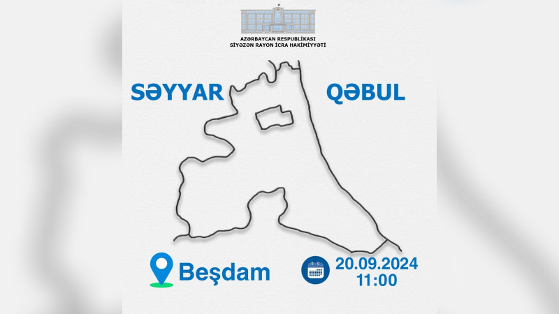 Siyəzəndə RİH başçısı sakinləri qəbul edəcək