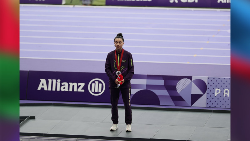 Lamiyə Vəliyeva Parisdə 2-ci dəfə qaliblər kürsüsünə qalxdı