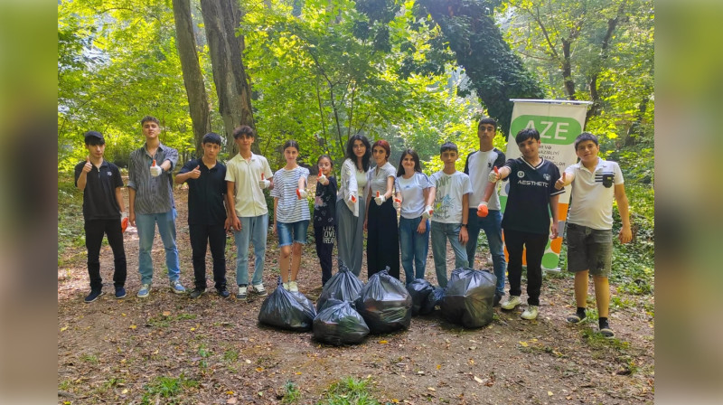 Xaçmazda meşə ərazisi tullantılardan təmizlənib