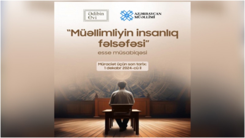 Müəllimlər üçün esse müsabiqəsinə start verilib