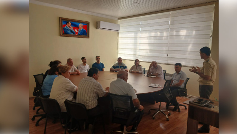 “Aztelekom” MMC-nin əməkdaşları fövqəladə davranış qaydaları ilə tanış olublar