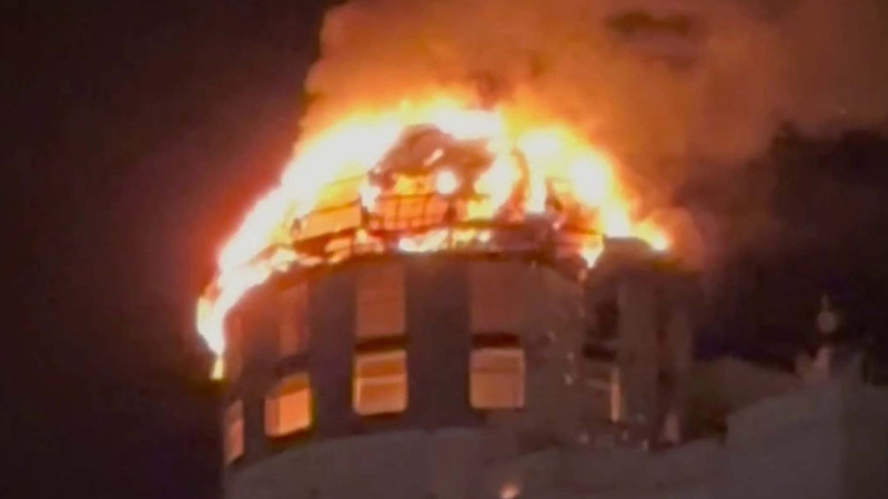 Şabranda yanğın baş verib