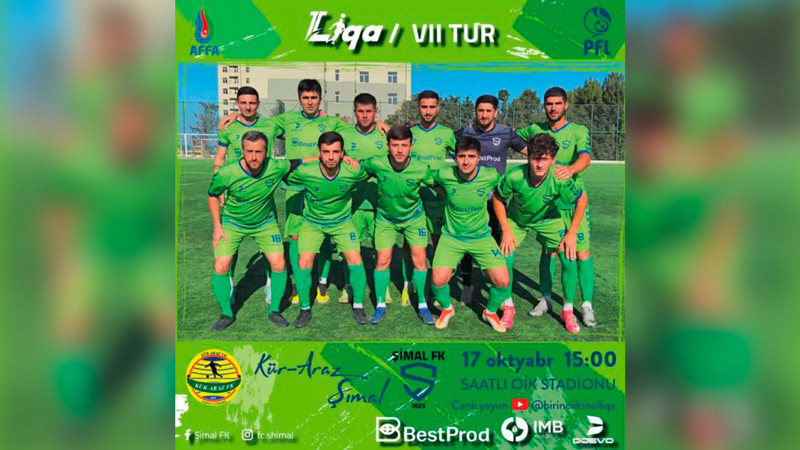 Sabah “Şimal” FK Saatlıda meydana çıxacaq