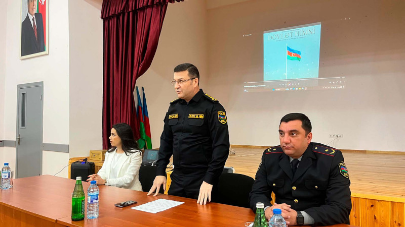 Polis Qubada maarifləndirici tədbir keçirib