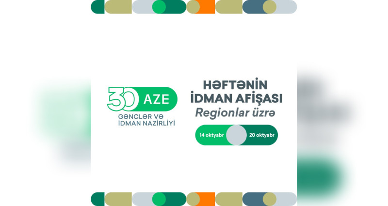 Cari həftənin idman tədbirlərinin AFİŞASI