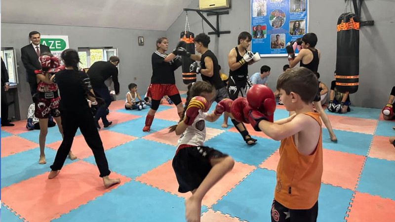 İsamayıllıda yeni Xüsusi Təyinatlı Kikboksinq zalı açılıb