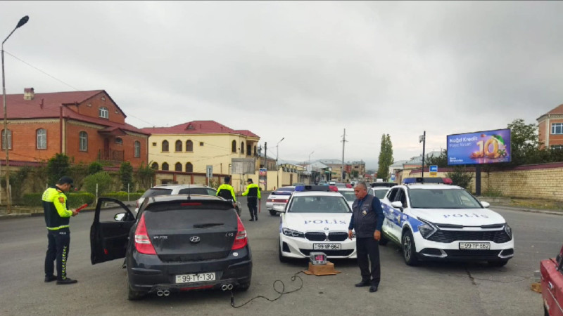 Avtomobillərin ixrac etdiyi qazlar yoxlanılıb