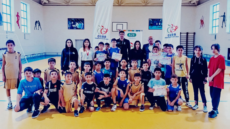 Qubada gənclərin basketbol çempionatı keçirilib