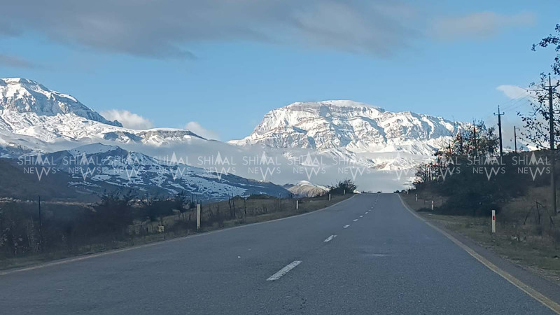 Şahdağa qar yağdı - FOTO