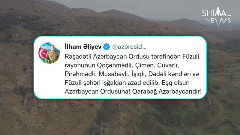 Füzulinin işğaldan azad olunmasından 5 il ötür