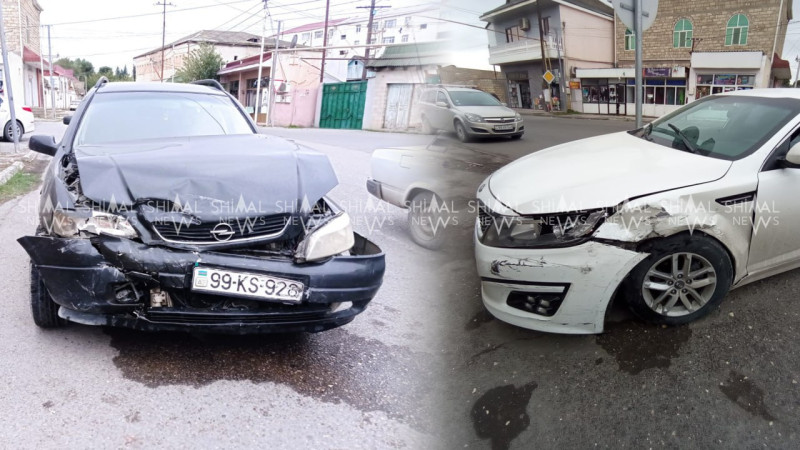 Xaçmazda avtomobil qəzası olub - FOTO