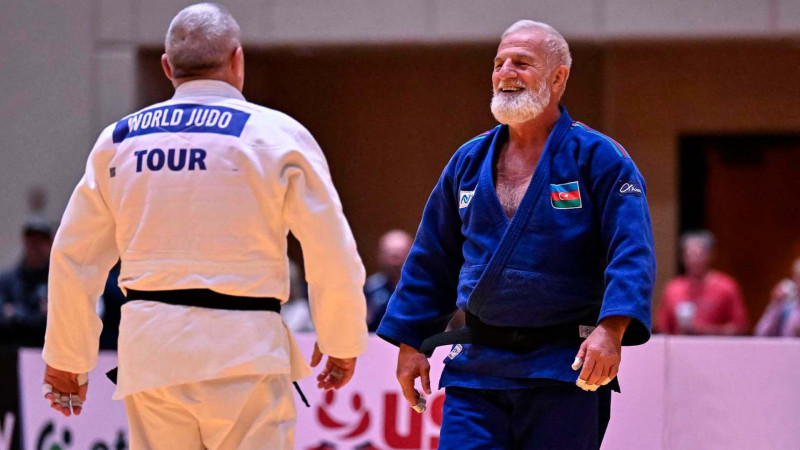 Qusarlı cüdo əfsanəsi 12-ci dəfə Dünya çempionu oldu - VİDEO