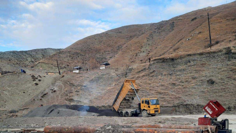 Quba-Xınalıq yolunda selin izləri silinir - FOTOLAR