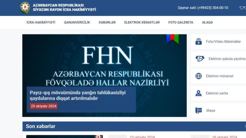 Siyəzən İcra hakimiyyətinin passivliyi