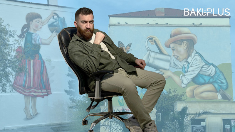 Binalara yeni nəfəs verən xaçmazlı rəssam ilə ÖZƏL MÜSAHİBƏ