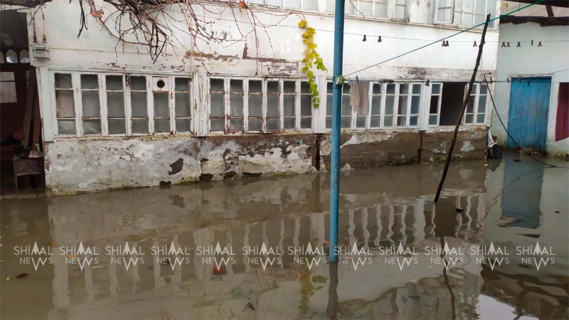Qubanın daha bir kəndində yağışın fəsadları - FOTO