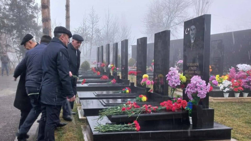 Qusarda Milli Qəhrəman Çingiz Qurbanovun xatirəsi anılıb