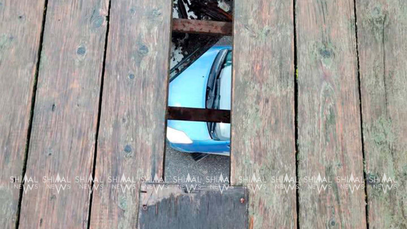 Xaçmazda məktəblilərin həyatını riskə atan körpü – FOTO