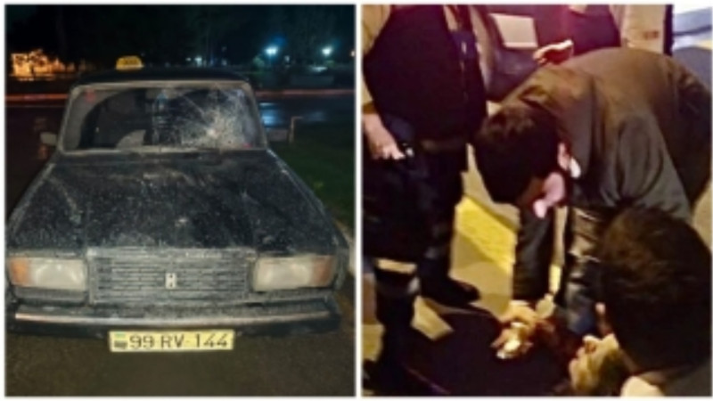 Şabranda qəfil yola çıxan piyadanı maşın vurub