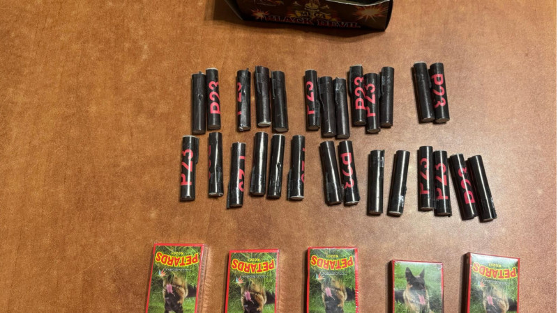 Şabranda pirotexniki vasitələr satan şəxs saxlanılıb