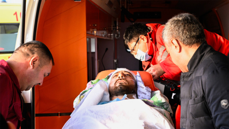 14 yaralı vətəndaşımız Bakıya yola salındı