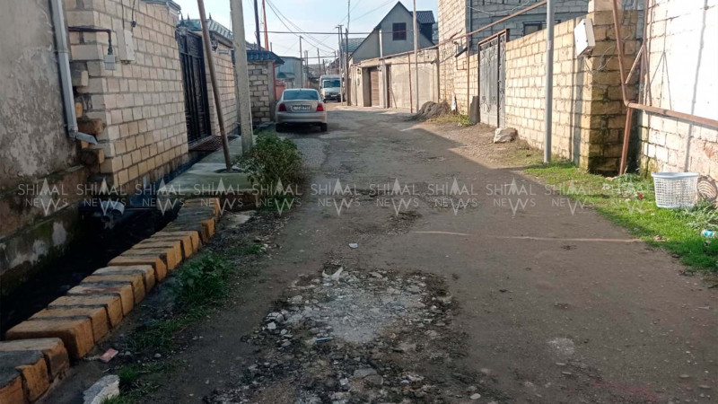 Xaçmazda şəhidin adını daşıyan küçəyə hörmətsizlik - FOTO/VİDEO