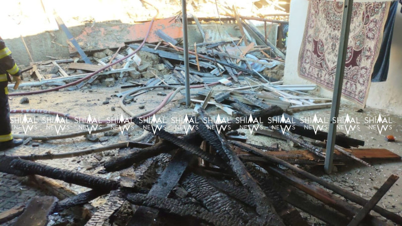Qubada evdə partlayış olub, yaralanan var - FOTO